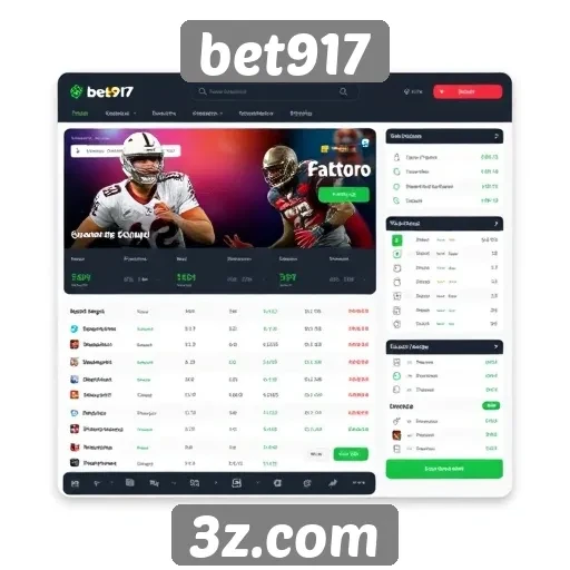 Interface do usuário da bet917 é amigável